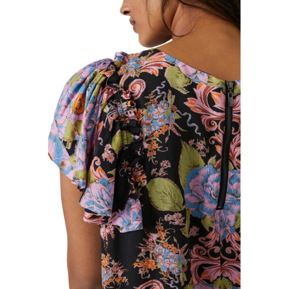 FREE PEOPLE | Yara Printed Mini Dress - Twilight Combo - Picture 4 of 7